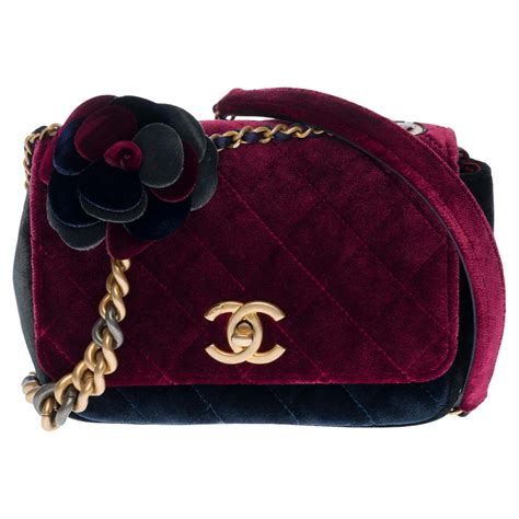 chanel velvet camellia bag|chanel flap bag price.